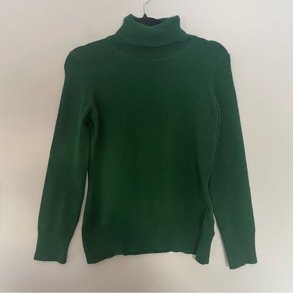 French Connection Women’s Turtleneck Sweater in Green size L